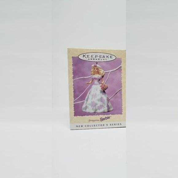 1995 Hallmark Springtime Barbie Keepsake Holiday Easter Ornament. - Picture 1 of 6